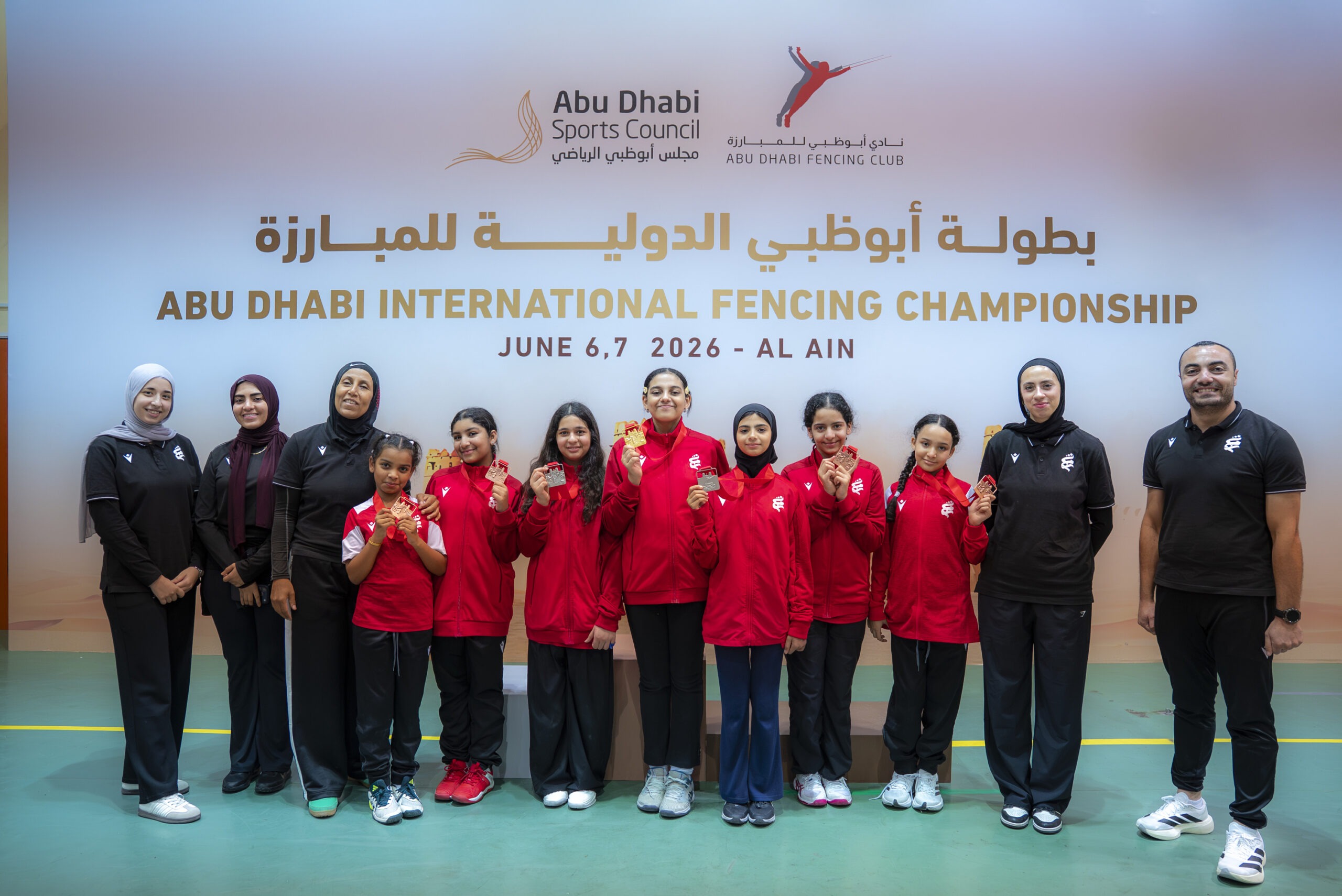 Sharjah Women’s Sports Club Claims Seven Medals at Abu Dhabi International Fencing Championship
