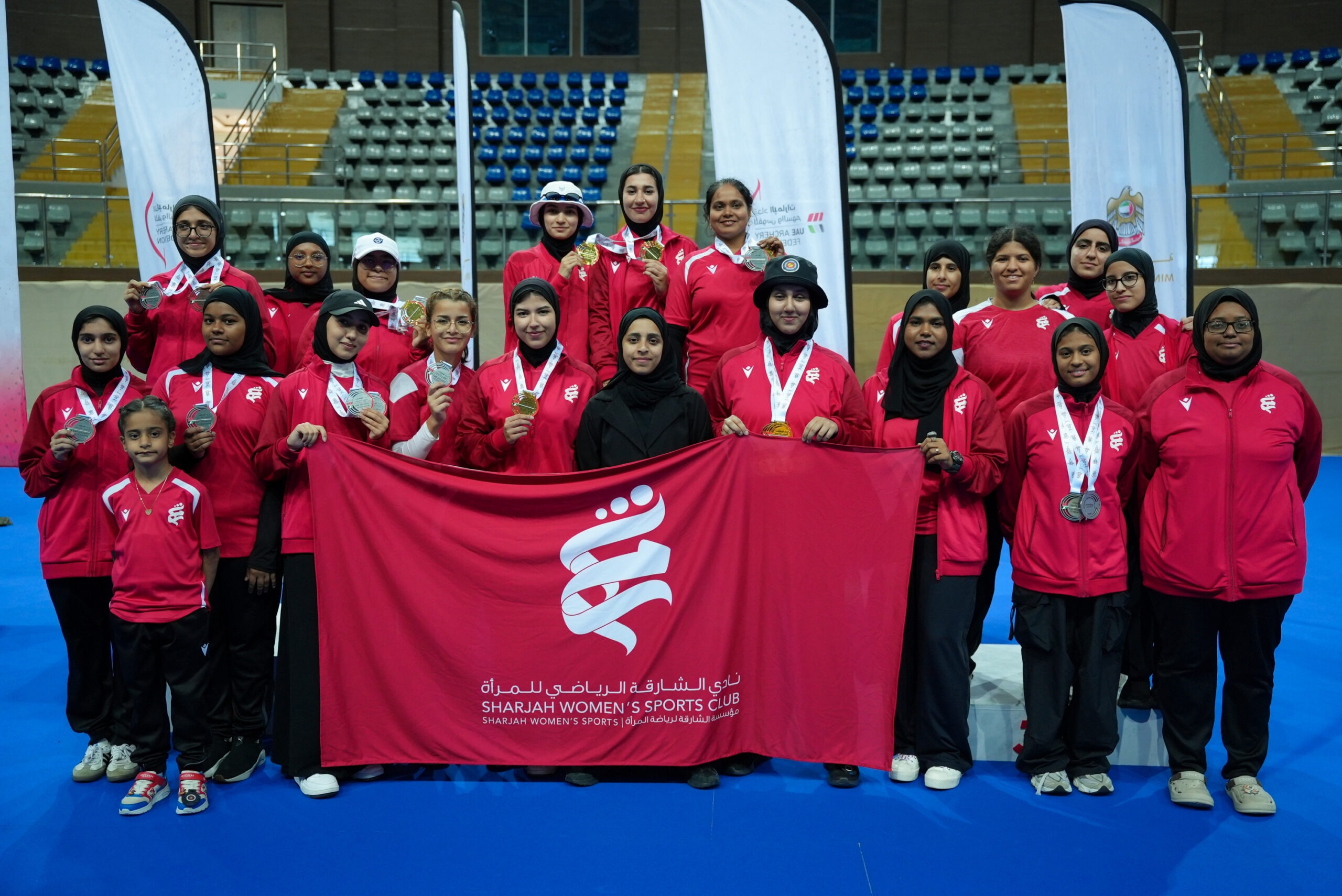 21 Medals Highlight Sharjah Women’s Sports Club’s Dominance at the UAE Indoor Archery Cup